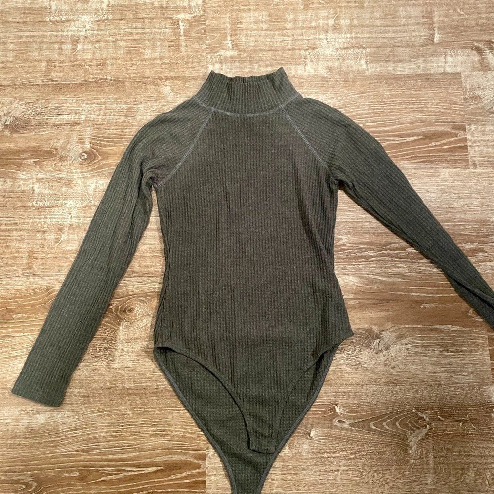 Knit Turtle Neck Bodysuit